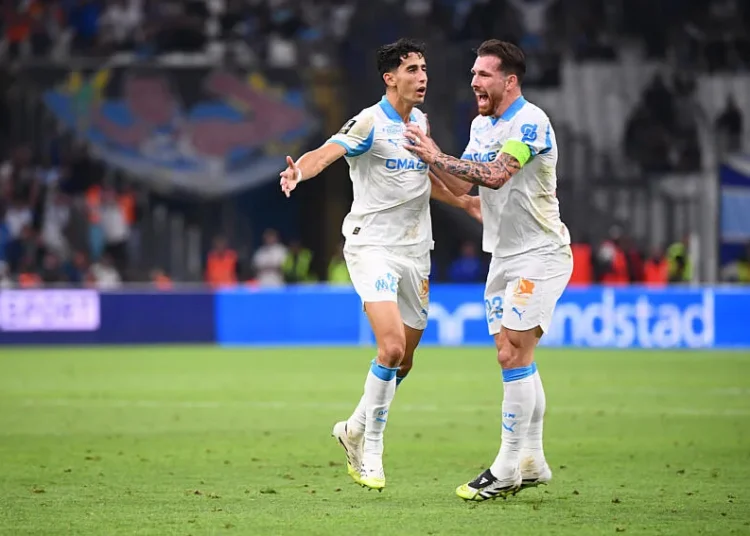 Nayef Aguerd avec l'OM