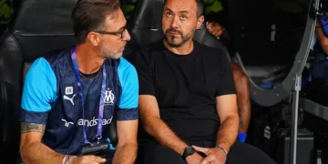 Roberto de Zerbi avec l'OM contre le Real Madrid