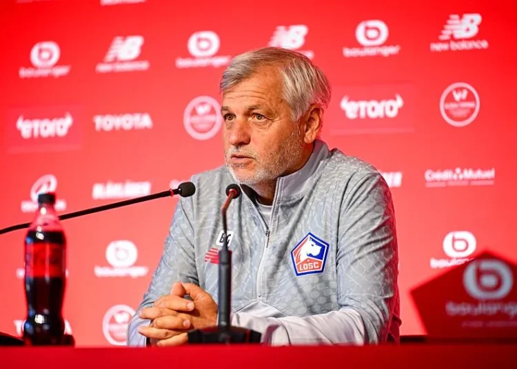 Bruno Genesio avec le LOSC