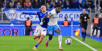 RC Strasbourg – OM : Mauvais alignement, Balerdi glisse… Voici le but du RCSA !