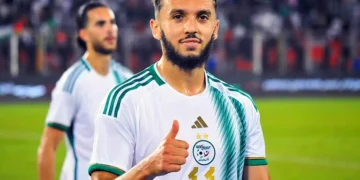 Amine Gouiri avec l'Algérie