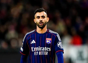 Rachid Ghezzal avec l'OL