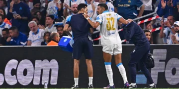 Facundo Medina avec l'OM
