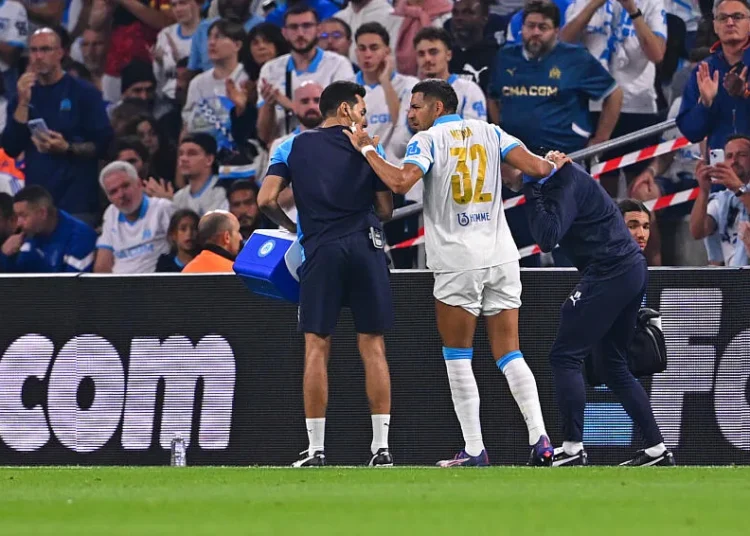 Facundo Medina avec l'OM