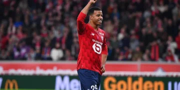 Hamza Igamane avec le LOSC