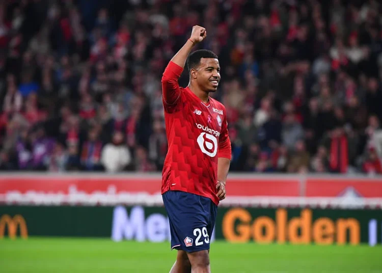 Hamza Igamane avec le LOSC