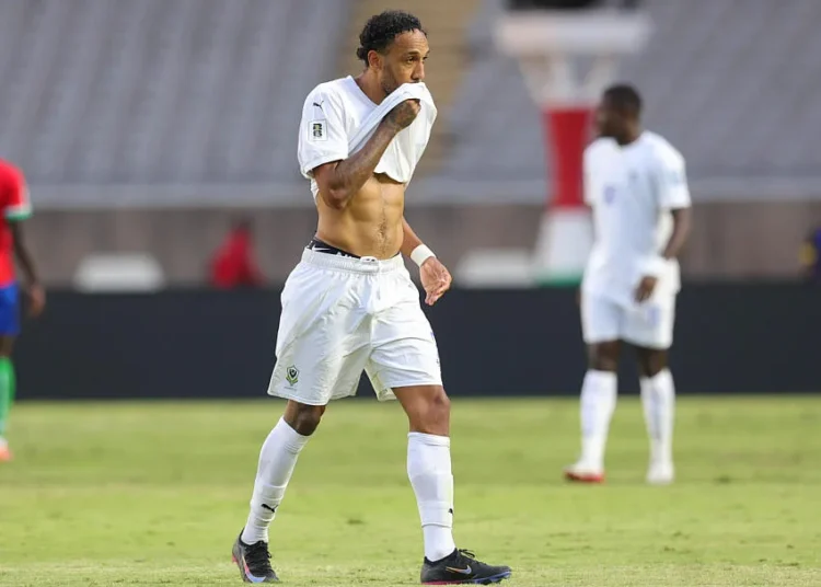 Pierre Emerick Aubameyang avec le Gabon