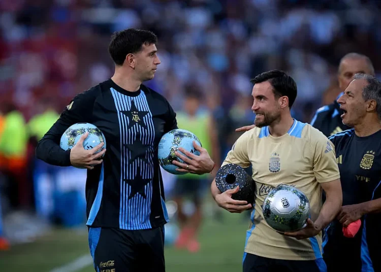 Emiliano Martinez, Nicolas Tagliafico avec l'Argentine