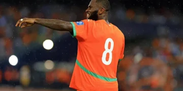 Franck Kessie avec la Cote d'Ivoire