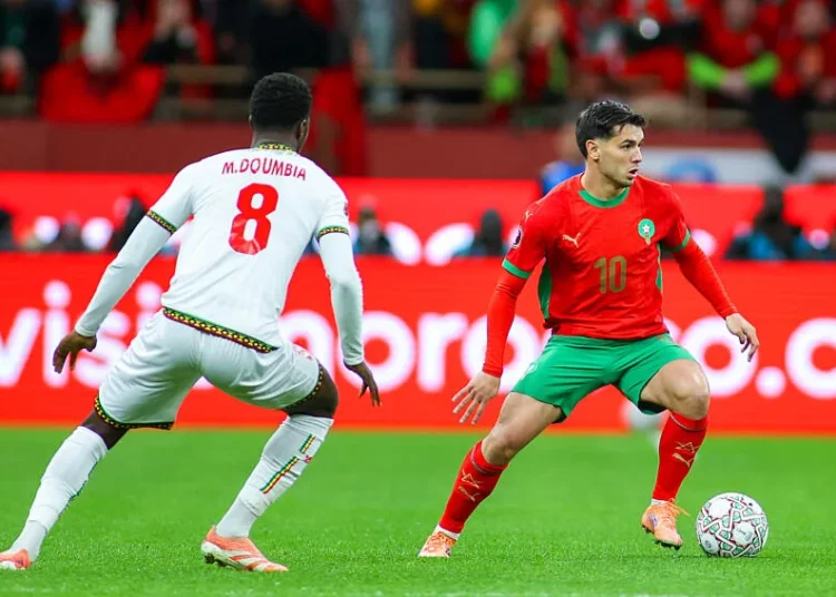 Brahim Diaz avec le Maroc