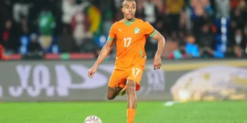 Guéla Doué avec la Côte d'Ivoire