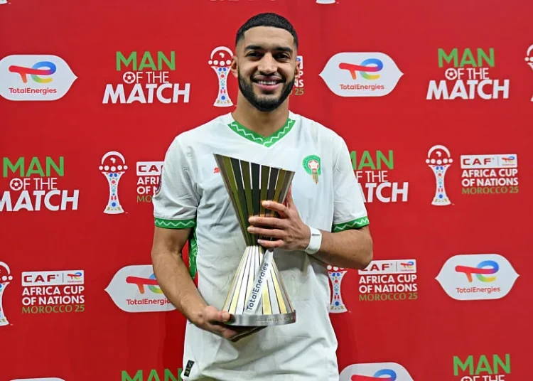 Qui est Ismaël Saibari, désigné homme du match pour le Maroc face au Cameroun ?