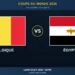 Coupe du Monde 2026 : Belgique – Égypte lundi à 21h, les compos probables