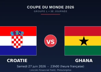 Coupe du Monde 2026 : Croatie – Ghana à 23h00, les compos probables