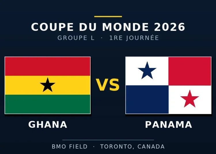 Coupe du Monde 2026 : Ghana – Panama à 1h00, les compos probables