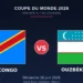 Coupe du Monde 2026 : RD Congo – Ouzbékistan à 01h30, les compos probables