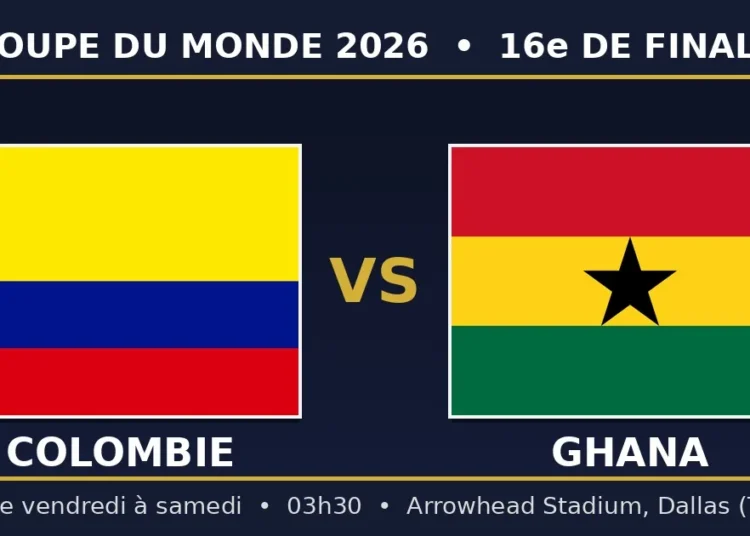 Coupe du Monde 2026 : Colombie – Ghana samedi à 03h30, les compos probables de cet ultime 16e de finale